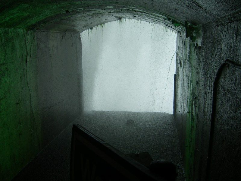 Journey Behind the Falls tunnel portal view Horseshoe Falls Canada