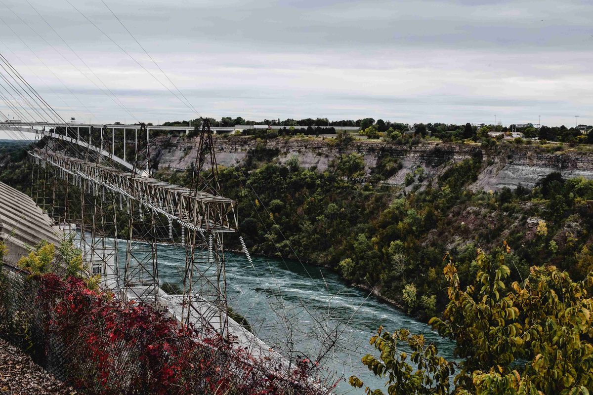 The Niagara Gorge and Whirlpool Rapids in autumn colour